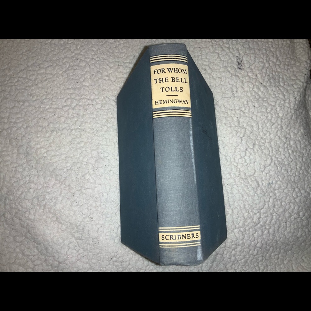 FOR WHOM THE BELL TOLLS by Ernest Hemingway. 1944.